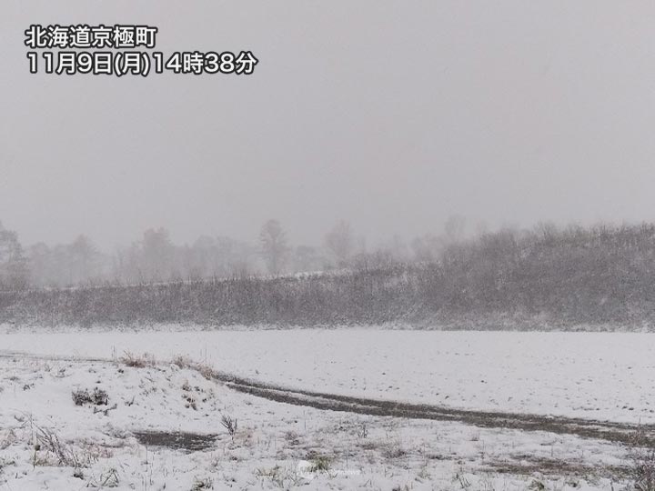 今夜は北日本で強い雪やアラレに注意　明日10日(火)も雪が続く