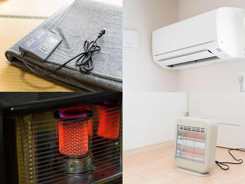 用途に適した暖房器具の特徴とは？