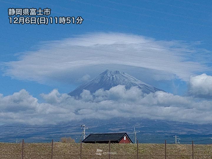 富士山に大きな笠雲 天気が崩れる心配はなし 記事詳細 Infoseekニュース