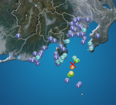 伊豆大島近海でM5.0の地震　利島で震度5弱　津波の心配なし