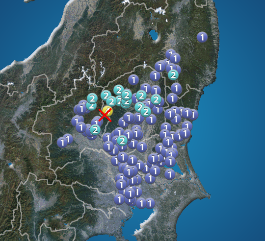 栃木県北部で地震発生　日光市で震度4　津波の心配なし