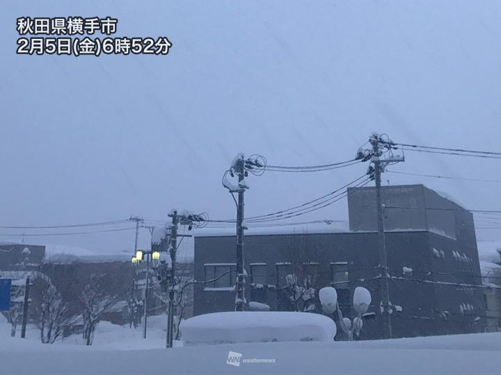 北日本は午前中 局地的に強い雪 秋田 横手は史上初の積雪2m超 記事詳細 Infoseekニュース