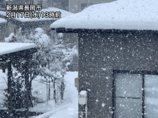 北陸はJPCZの影響で積雪急増　6時間で30cm以上のドカ雪に