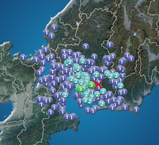 愛知県豊田市 東海市で震度3の地震 震源は愛知県西部 記事詳細 Infoseekニュース