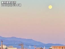 2月の満月「スノームーン」　各地で観測