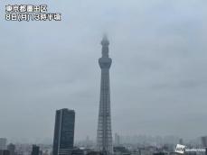 関東は夜まで弱い雨続く　東京は10℃に届かず真冬並みの寒さ