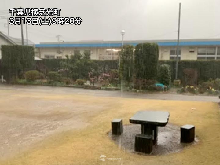 関東で局地的に土砂降りの雨　地震の影響残る東北も大雨に警戒