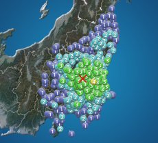 茨城県土浦市で震度4　津波の心配なし　M4.8