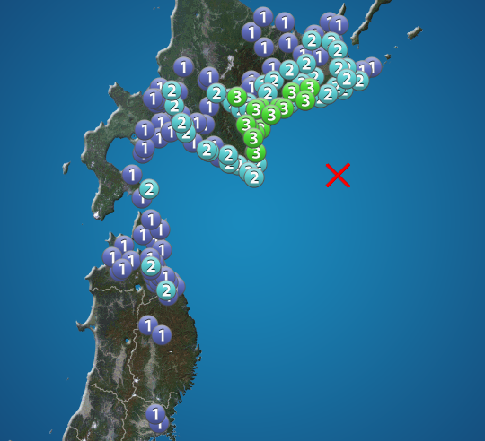 道東で震度3の地震発生 - 記事詳細｜Infoseekニュース