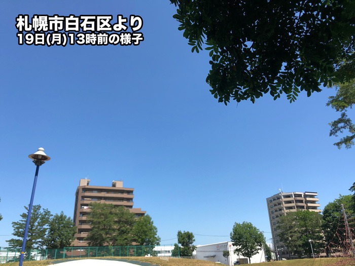 札幌で35℃を観測　21年ぶりの猛暑日に