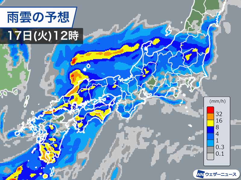 西日本は新たな災害発生に警戒　東海、北陸など東日本も大雨のおそれ