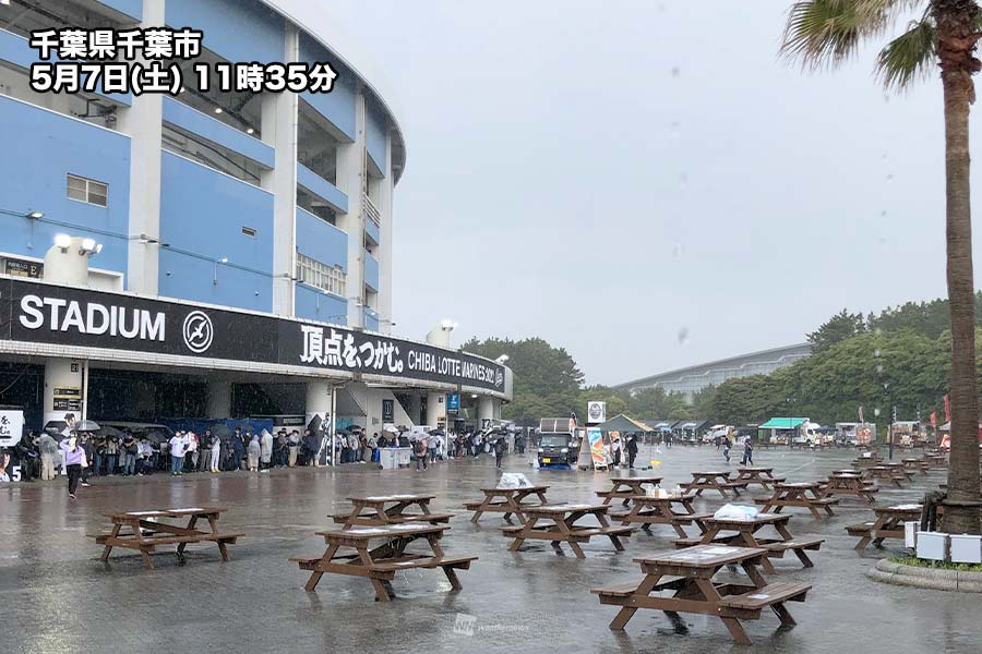 関東で局地的に土砂降りの雨　東北や北関東もゲリラ豪雨に注意