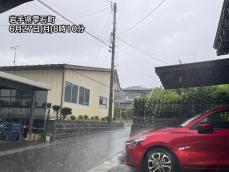 北日本や北陸で局地的に強い雨　午後も断続的な強雨に注意