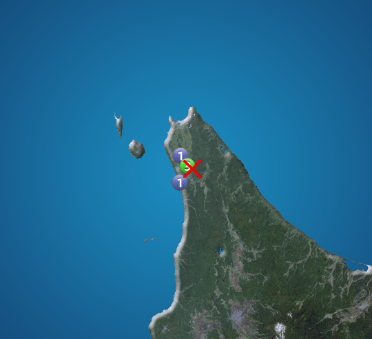 北海道 宗谷地方北部でM2.8の地震　最大震度3　津波の心配なし