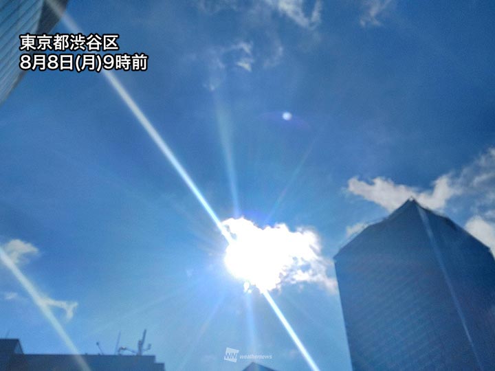 東京は7時台に30℃突破　西日本から東北は熱中症警戒