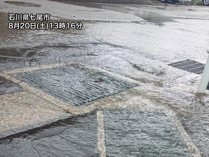 石川県内では河川氾濫で避難指示も　北陸は断続的な強雨に警戒