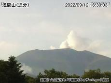 浅間山で火山性地震が増加　念のため今後の活動に注意　群馬・長野