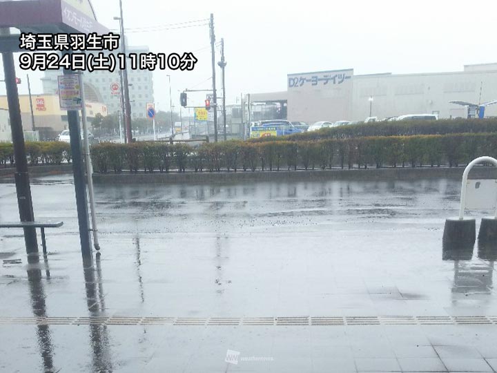 関東で局地的に雨雲が発達　伊豆大島で50mm/h超の非常に激しい雨