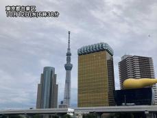 東京など関東は昨日より気温低下　曇り空で空気ヒンヤリ
