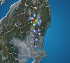 福島県中通りで最大震度3を観測する地震　津波の心配なし