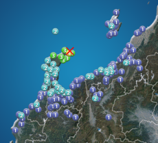 石川県で震度4の地震　震源地は石川県能登地方　津波の心配なし