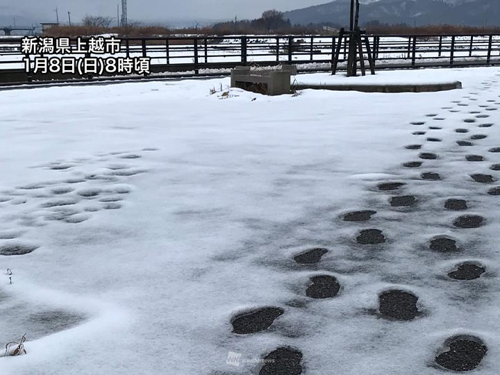 日本海側は雨や雪が降りやすい　明日は局地的に強まることも