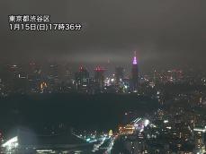 関東で雨の範囲拡大し今夜は本降りに　明日も昼過ぎにかけて雨