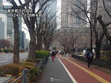 今朝の関東は冷たい雨に　夕方から夜は急な雪に注意