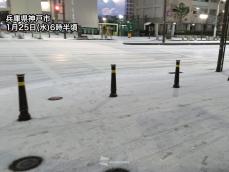 今朝は強い冷え込み　雪の降った地域は路面凍結に注意