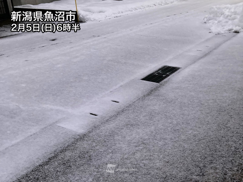 日本海側で穏やかな朝　北海道は夜に一時的に強まる雪に注意