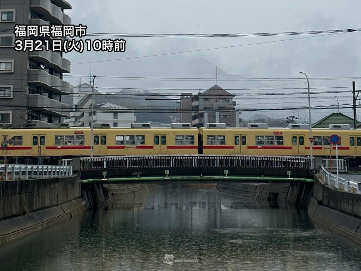 西日本は午後にかけて雨の範囲拡大　関東も所々で雨の可能性