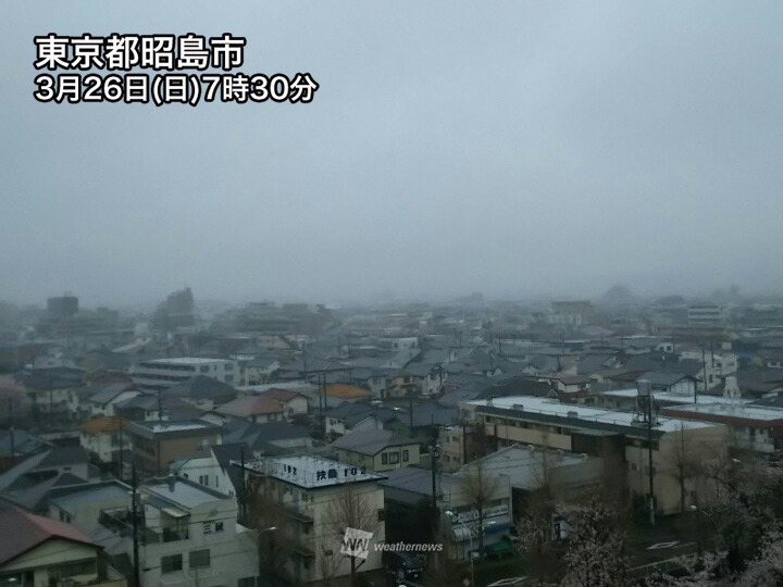 ほぼ全国で冷たい雨に　東日本太平洋側は強雨や雷雨のおそれ