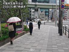 西日本は広い範囲で雨に 午後は強く降る心配も