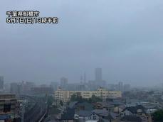 神奈川や千葉で土砂降りの雨　この後は東京都心なども強まる予想