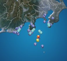 東京 伊豆諸島 新島・神津島近海でM5.1の地震 津波の心配なし