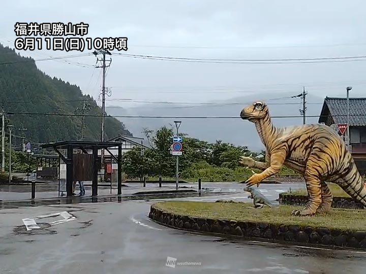 梅雨前線活発で雨の範囲が拡大　西日本の太平洋側は強雨に注意