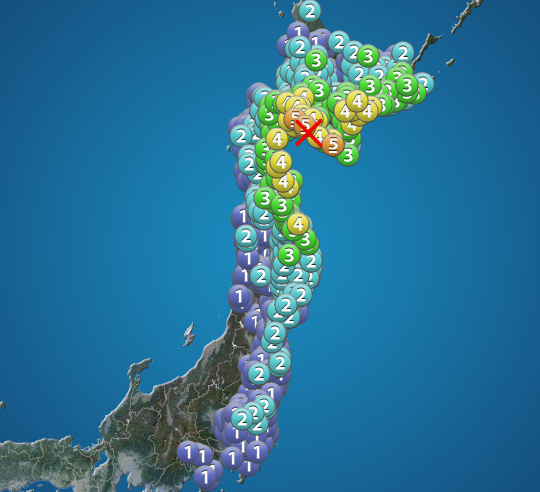 北海道 浦河沖でM6.2の地震　最大震度5弱　津波の心配なし