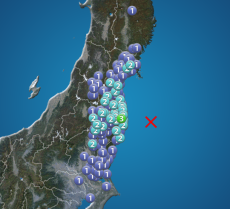 福島県沖でM4.9の地震　最大震度3　津波の心配なし