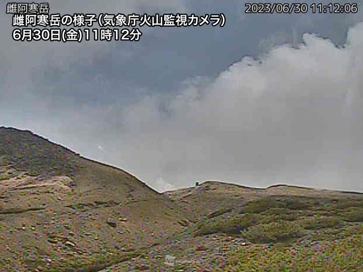 北海道・雌阿寒岳で5年ぶりの地震回数　噴火警戒レベルは1を継続