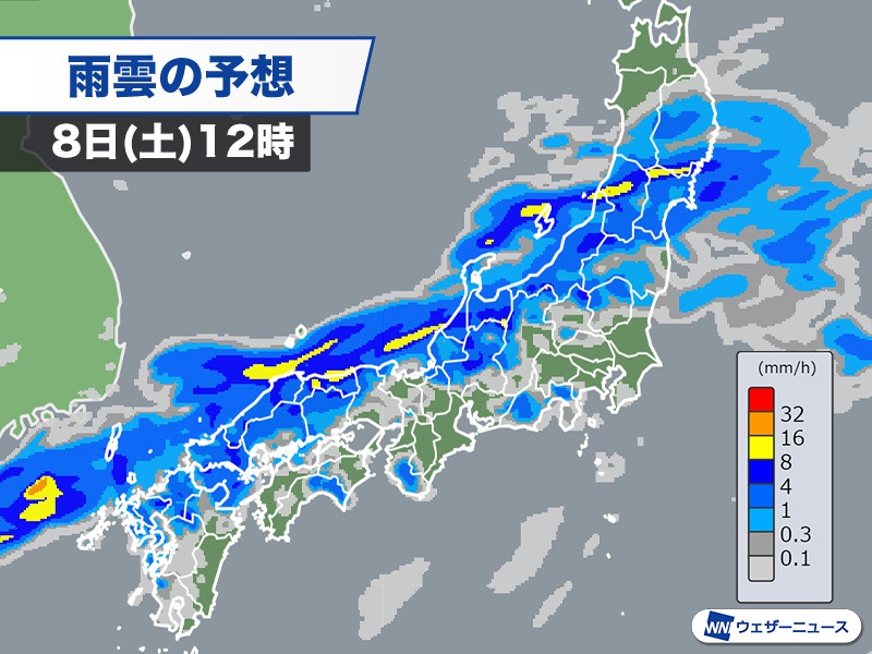 梅雨前線の影響で日本海側は大雨警戒　総雨量が300mmを超えるおそれ