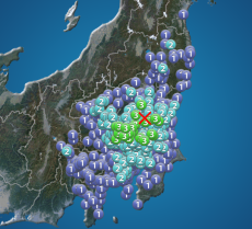 栃木県南部でM4.4の地震　最大震度3　津波の心配なし