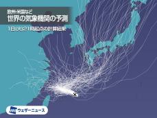 台風6号の進路予想には非常に大きなばらつき　迷走する理由は？