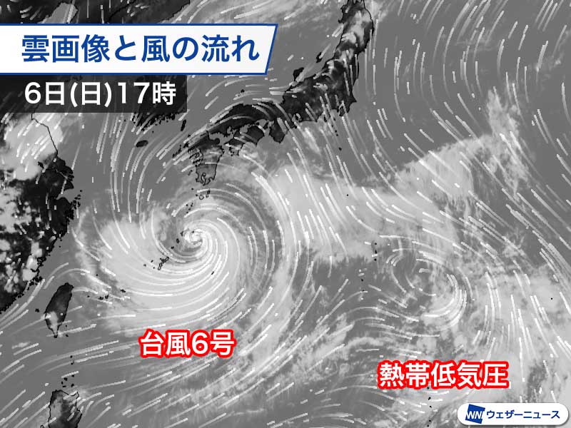 台風6号の次にも注意　新たな熱帯低気圧が発達の可能性