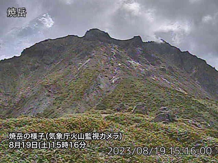 焼岳で火山性地震が増加　緩やかな膨張を示す変化も