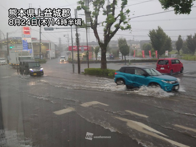 東海や近畿、九州で激しい雷雨に　明日も西日本各地で強い雨に注意