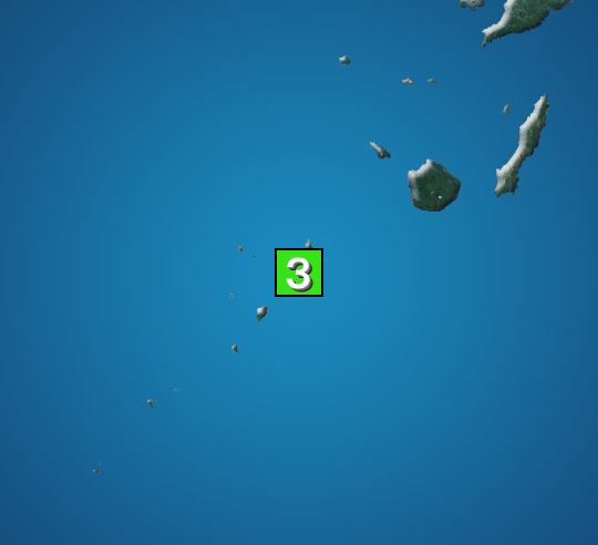 鹿児島県で震度3の地震発生