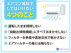 冷房運転後は結露でカビも　エアコン掃除でしてはいけない4つのこと