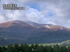 冬の便り続々　札幌で初氷　北日本の山々で初冠雪を観測