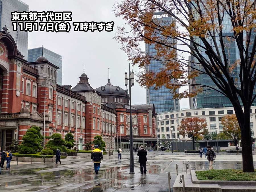 東京は一旦雨が小康状態　昼前から再び強まる可能性