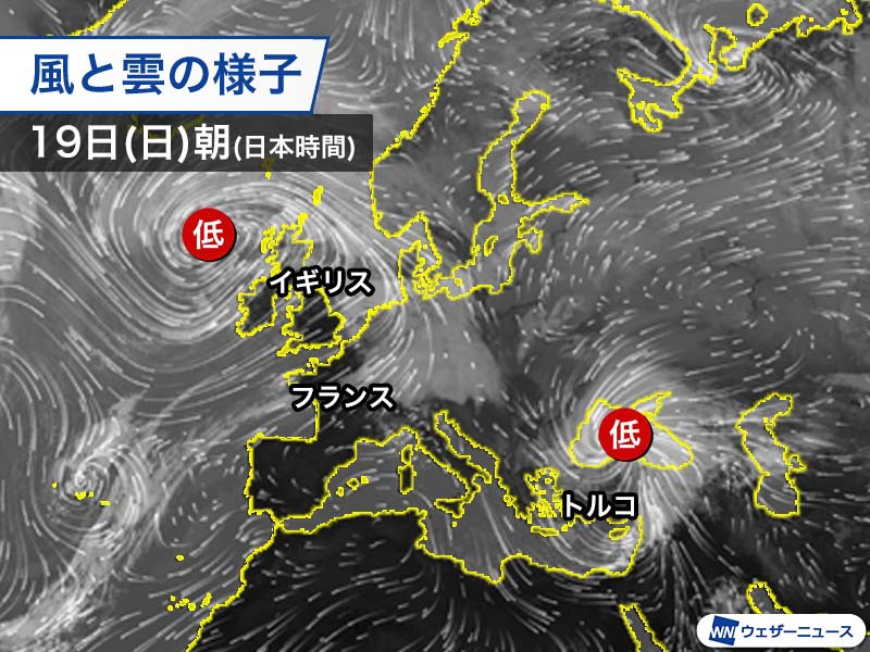 フランスは1か月ほど雨が続く　平年の3倍以上の雨量の所も